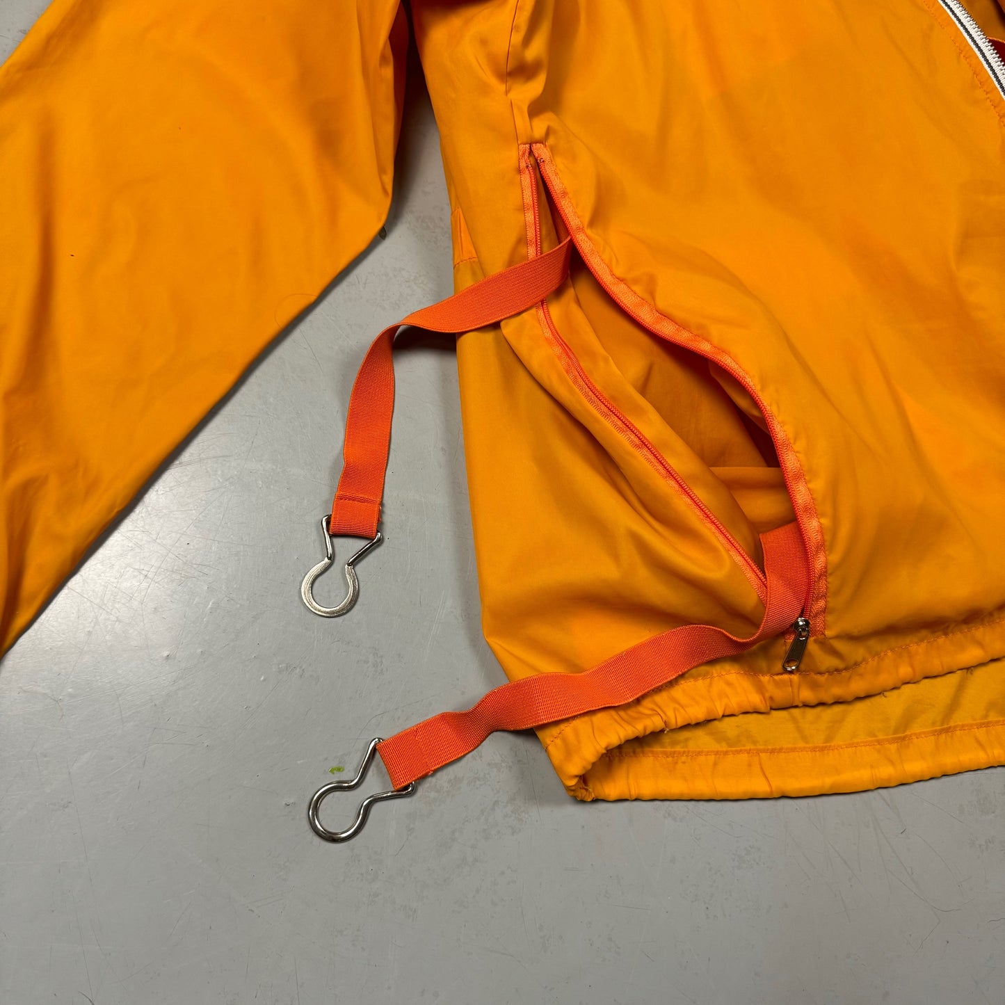 S/S 1999 Helmut Lang Packable Safety Orange Lightweight Hooded Jacket (M) image 4