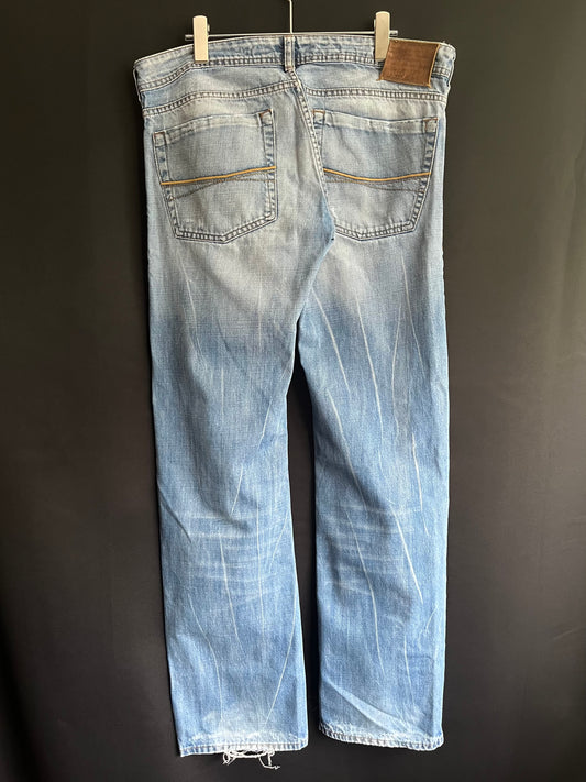 Y2K Distressed Light Wash Denim