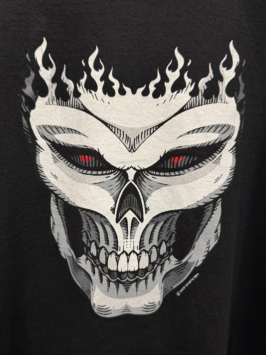 2004 White Skull Flame Longsleeve (XL/XXL)