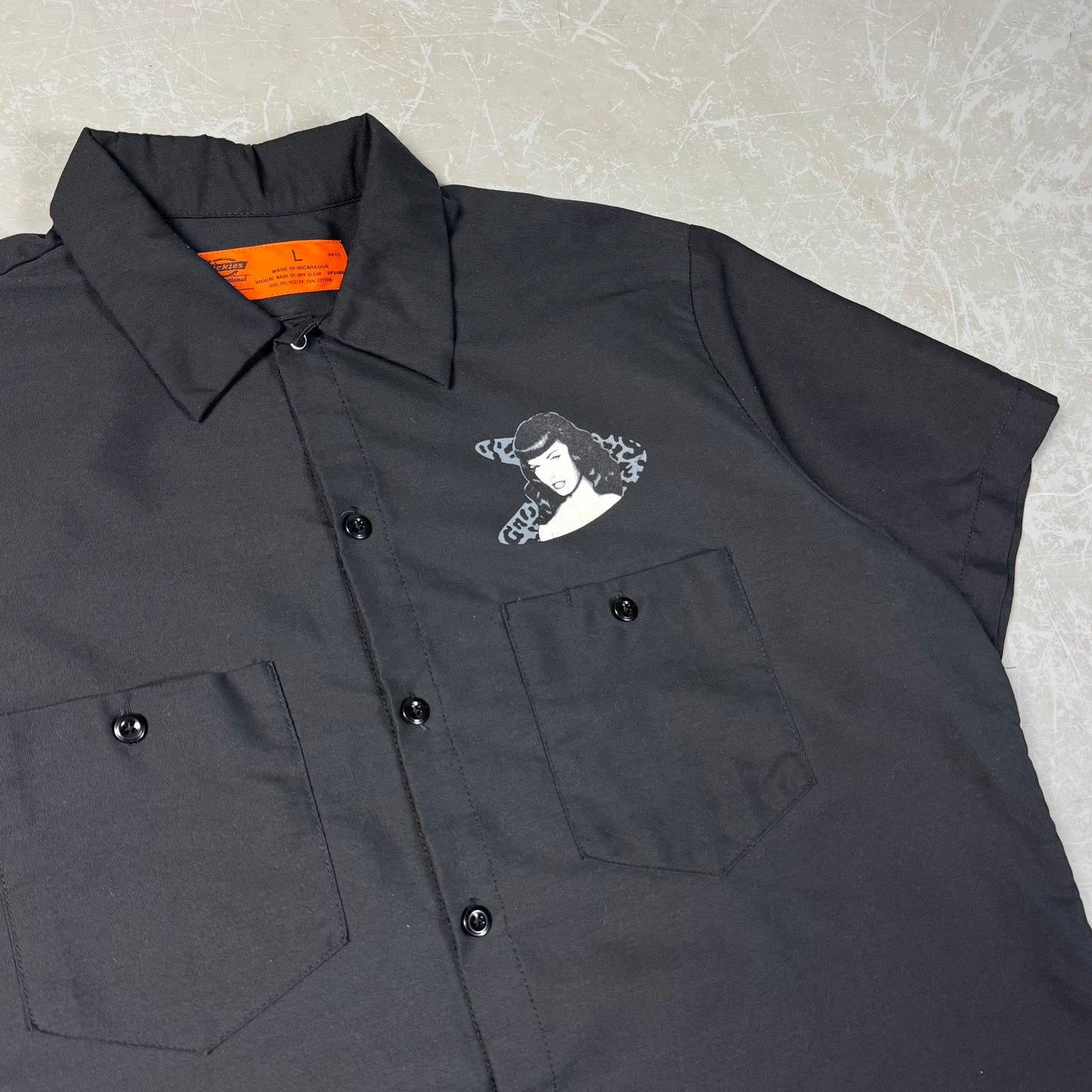 1998 Betty Page Dickies Shirt