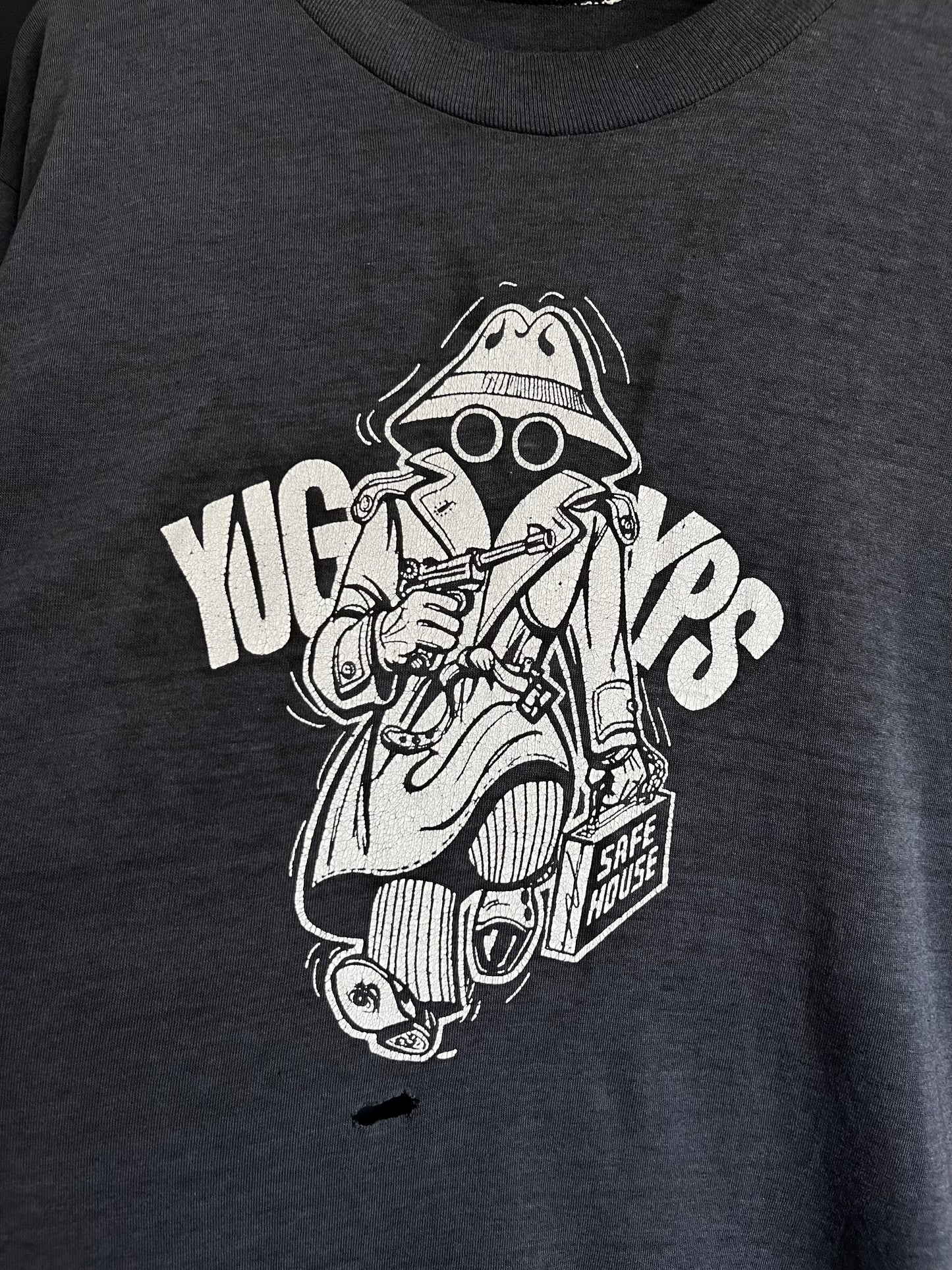 80s Sheer “Spy Guy” Reverse Tee