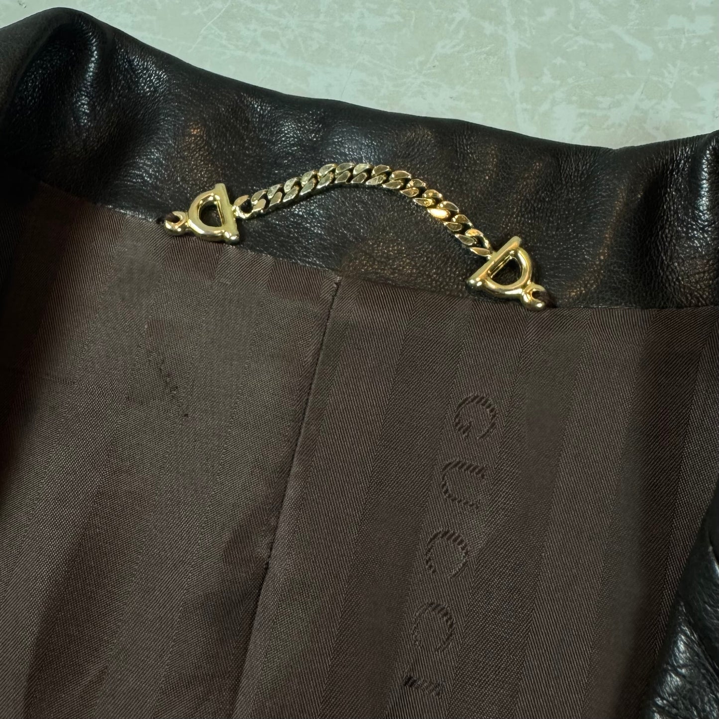 Gucci Tom Ford Era Soft Leather Blazer