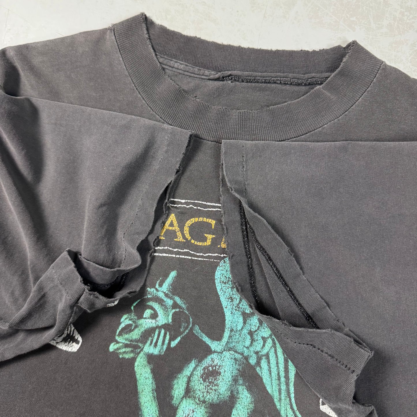 1993 Faded The Tragically Hip Gargoyle Brockum Band Tee