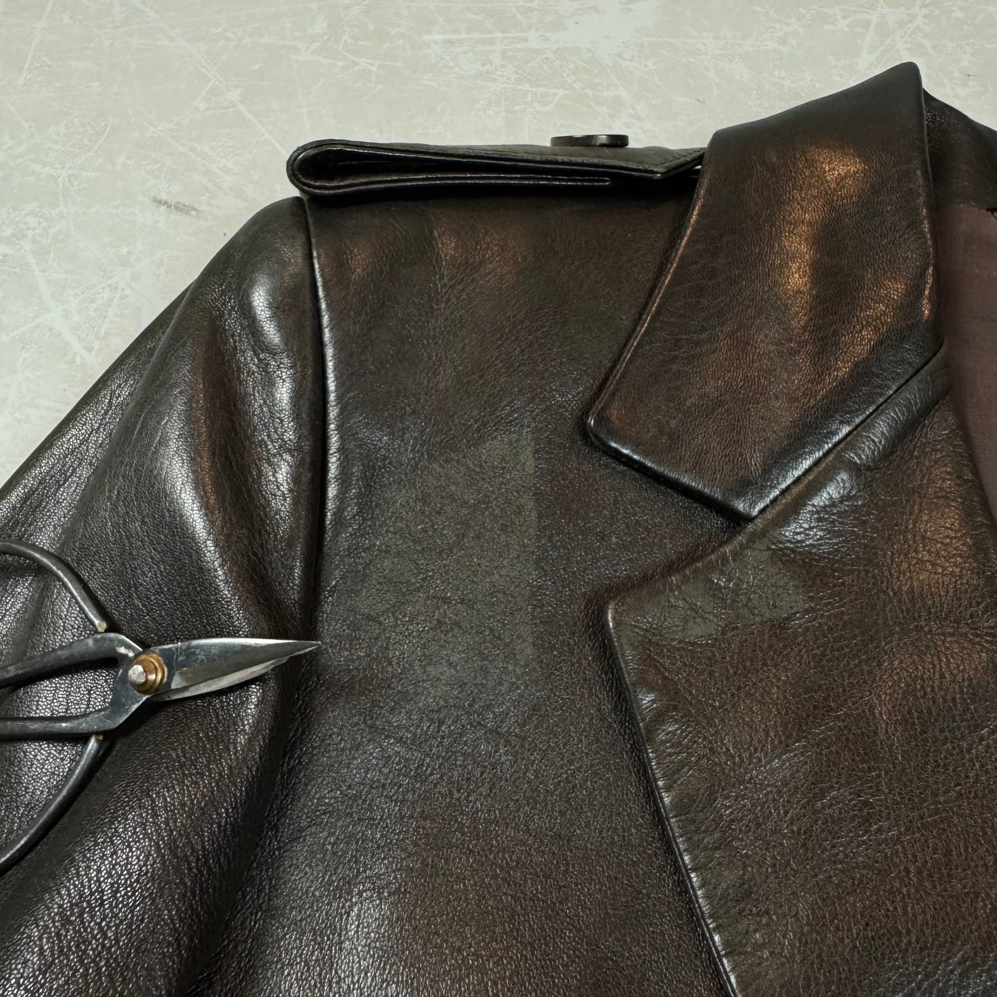 Gucci Tom Ford Era Soft Leather Blazer