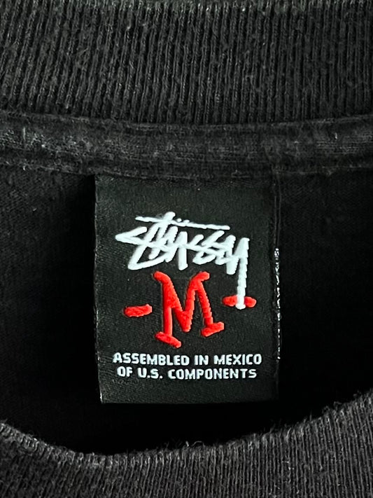 Early 00s Stussy Tribe Block Letter Tee (L)