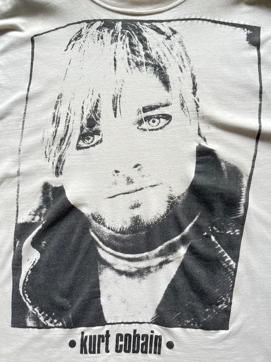 90s Kurt Cobain Euro Photo Tee (M/L)