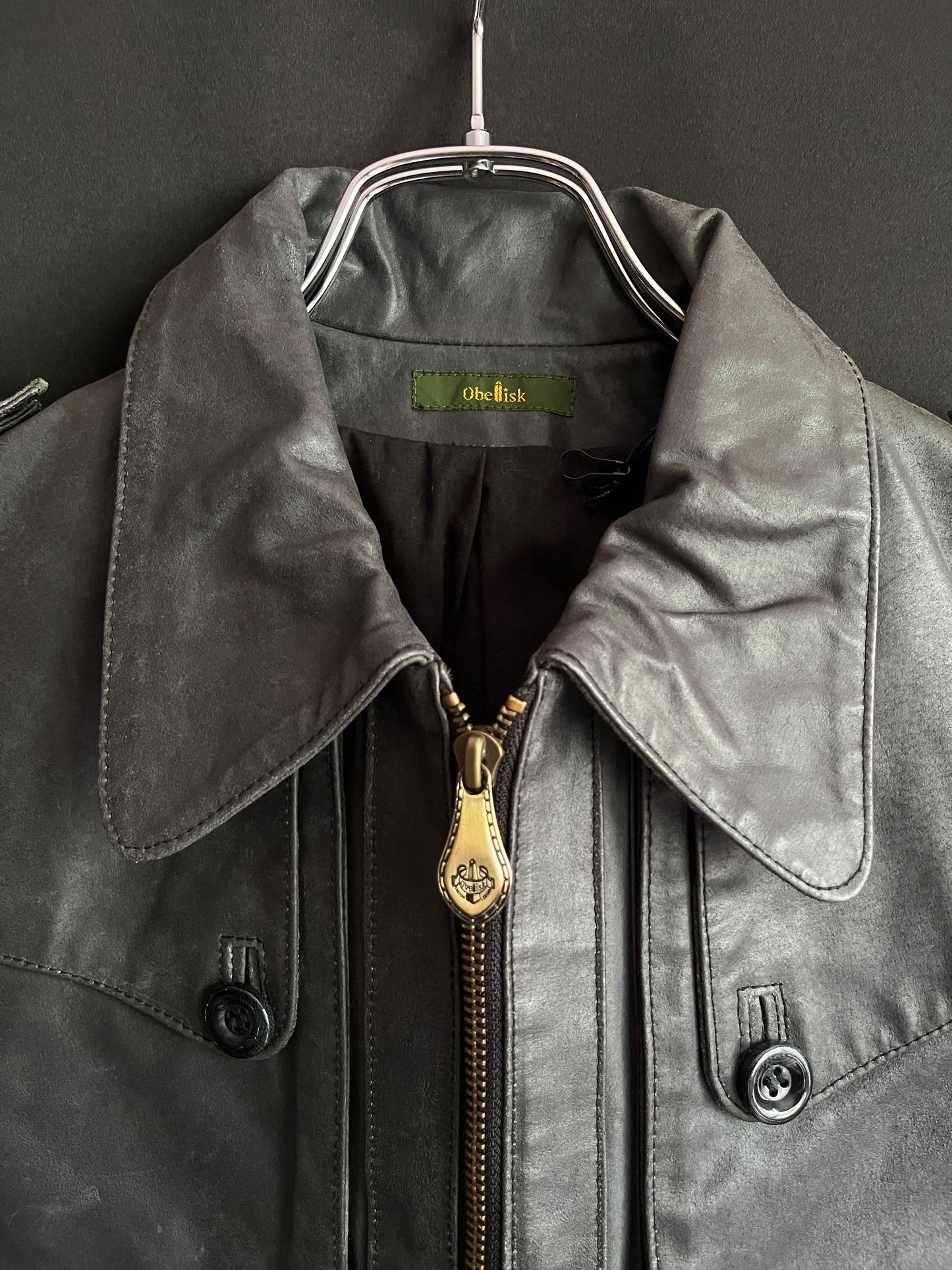 Obelisk JP Gill Paneled Leather Jacket