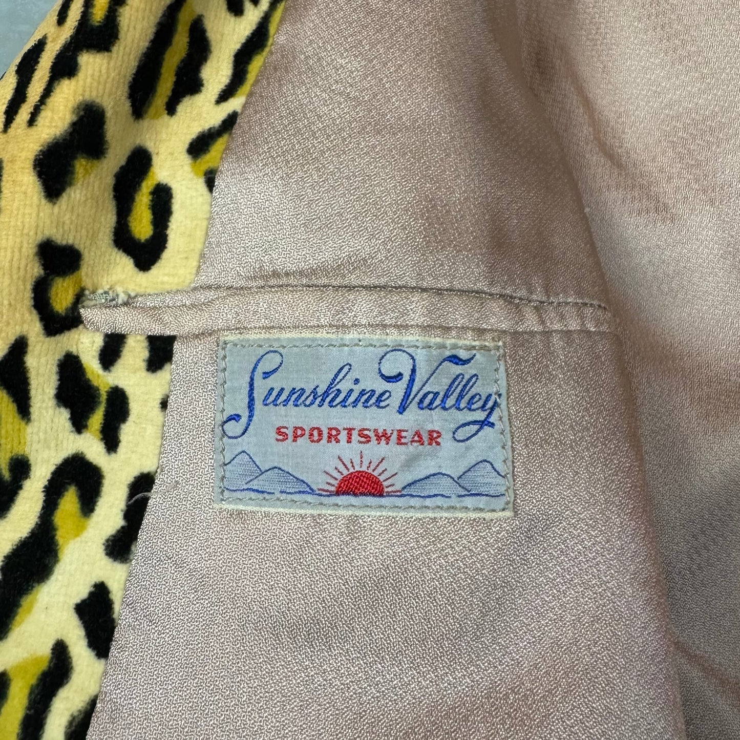 60s Leopard Print Blazer