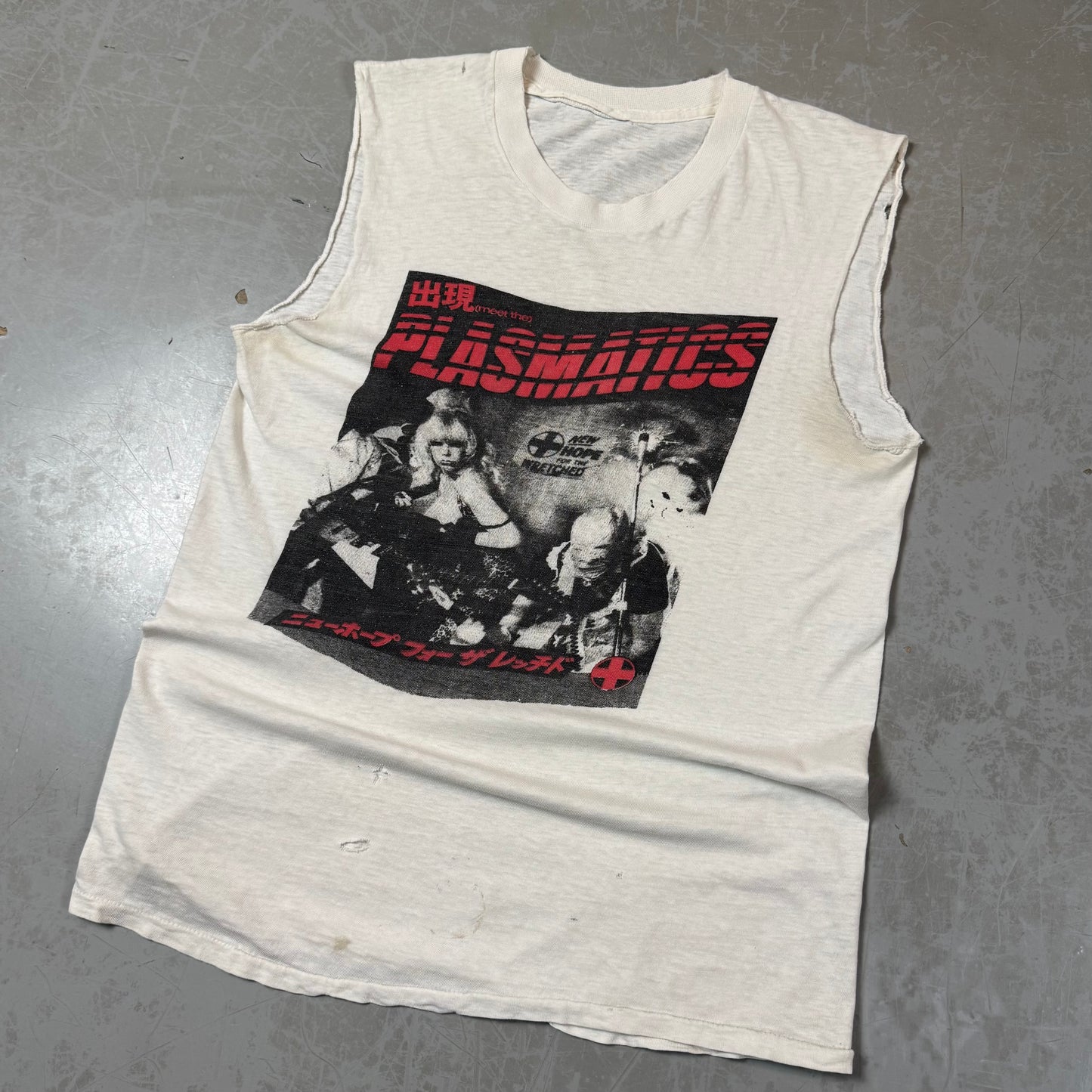 80s The Plasmatics Cutoff Tee
