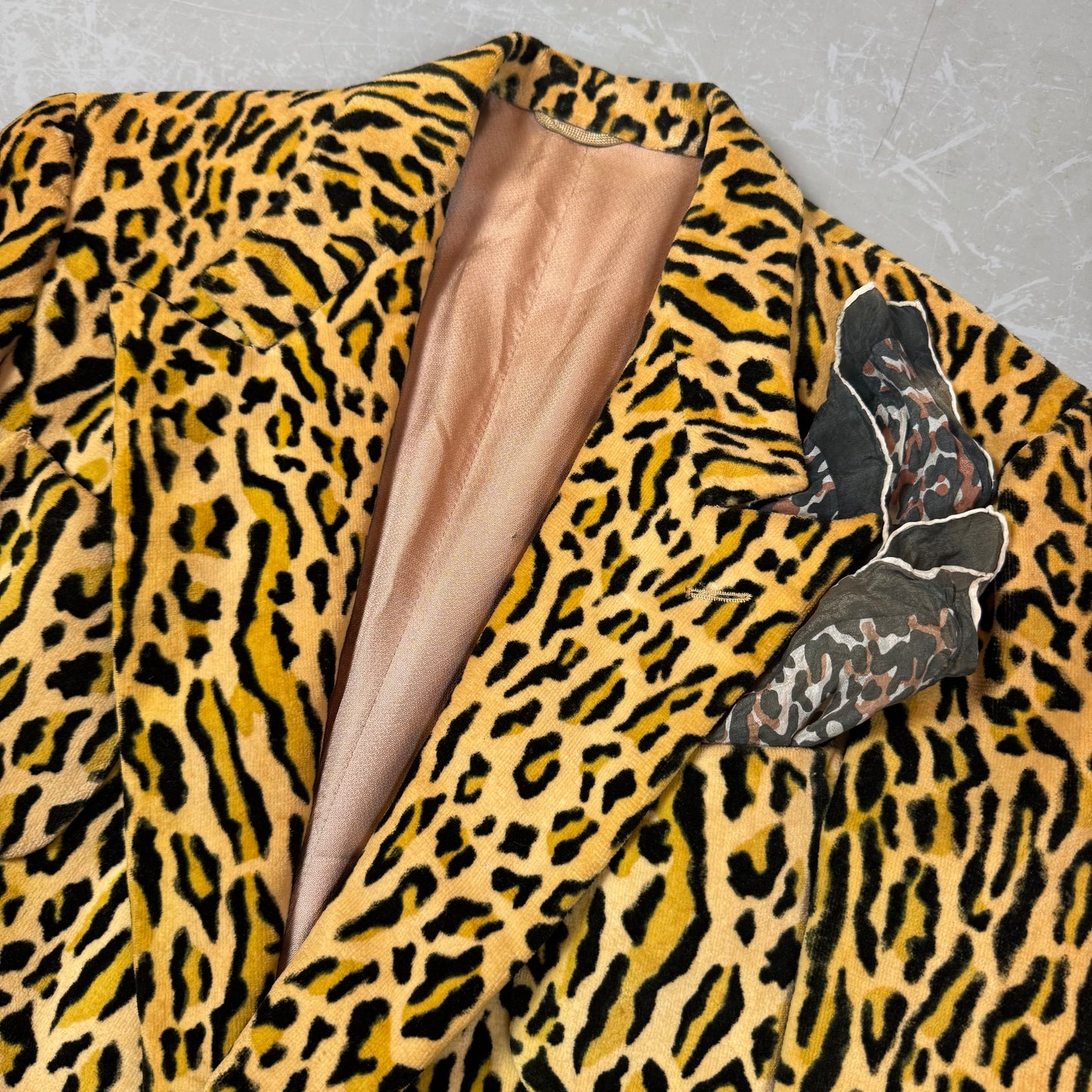60s Leopard Print Blazer