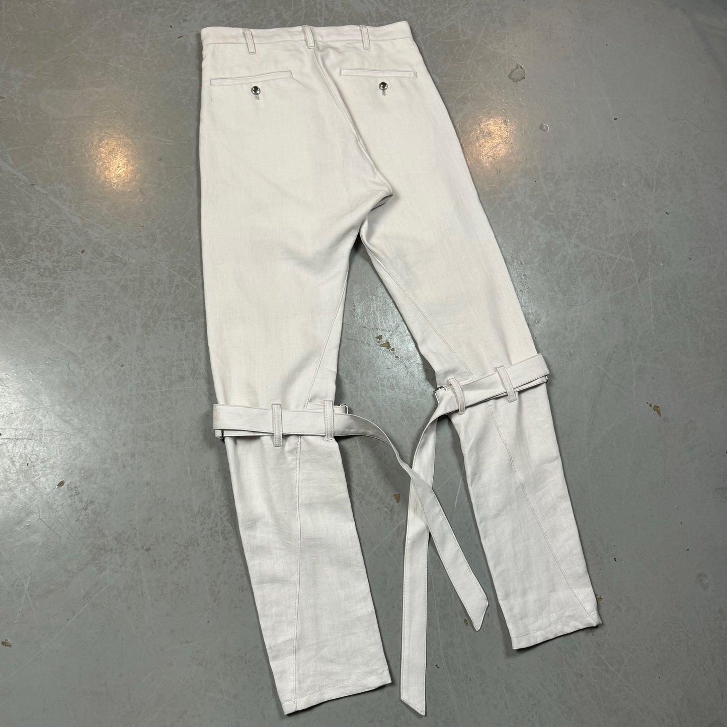 NWT Sulvam Linen Bondage Pants (30W x 33W) image 2