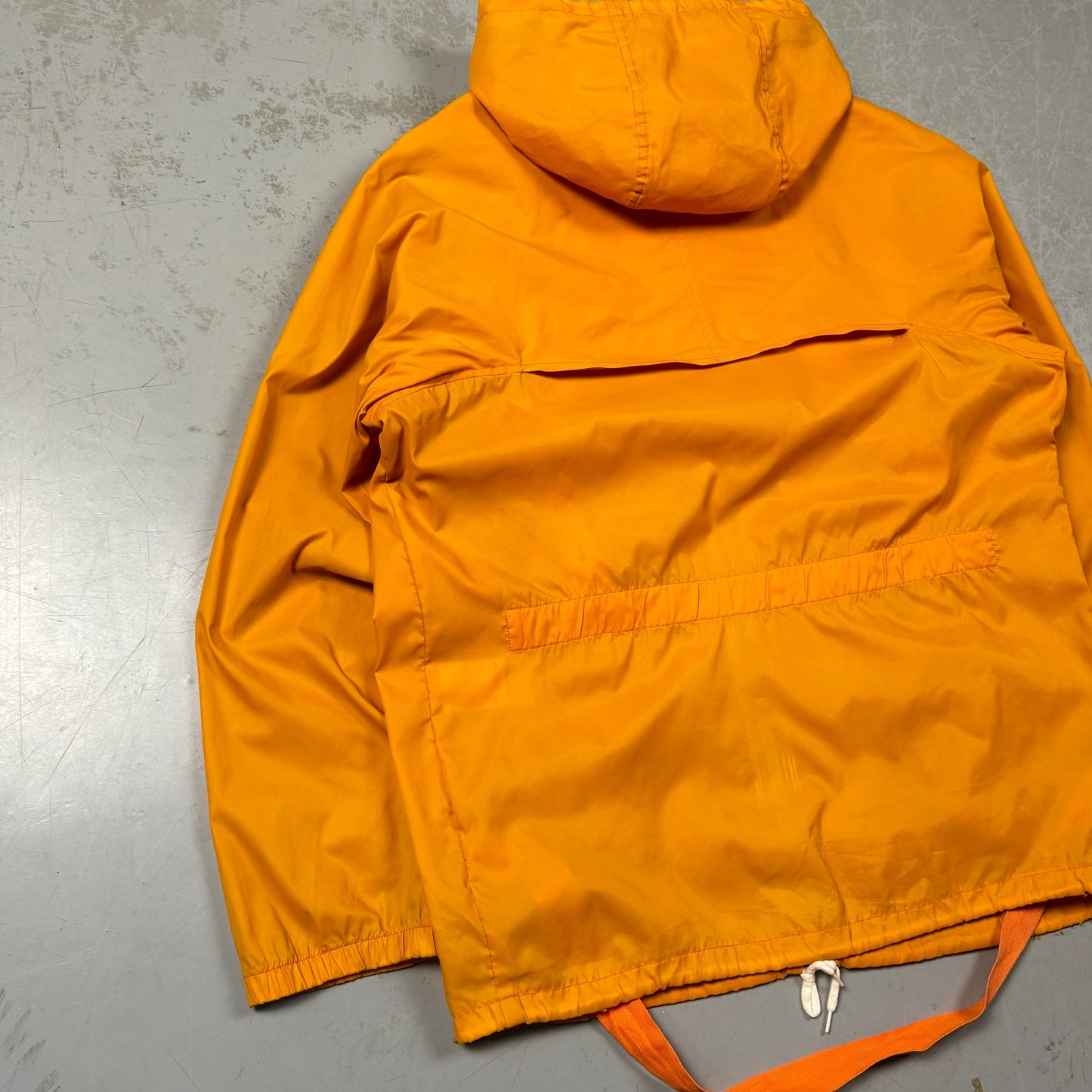 S/S 1999 Helmut Lang Packable Safety Orange Lightweight Hooded Jacket (M) image 5