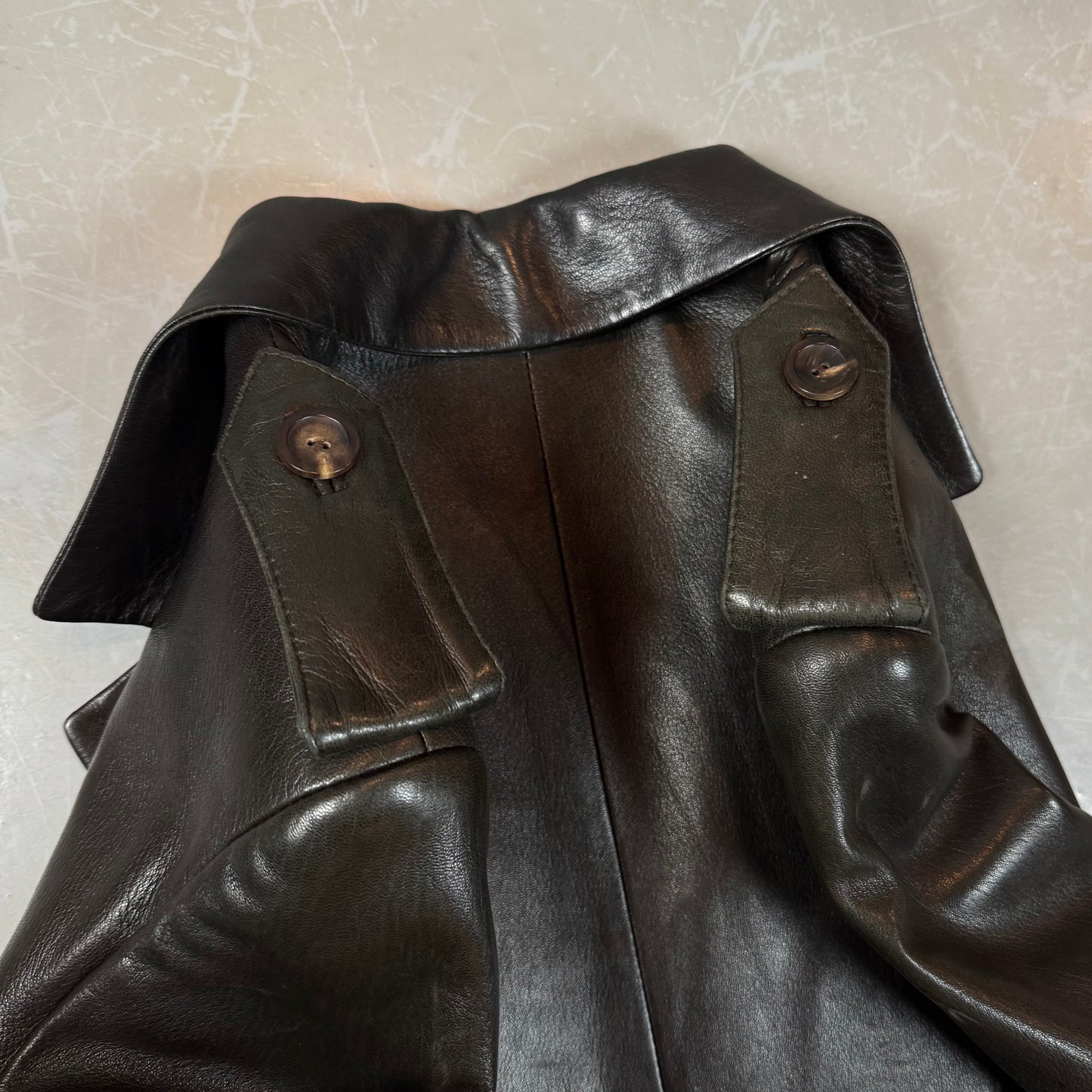 Gucci Tom Ford Era Soft Leather Blazer
