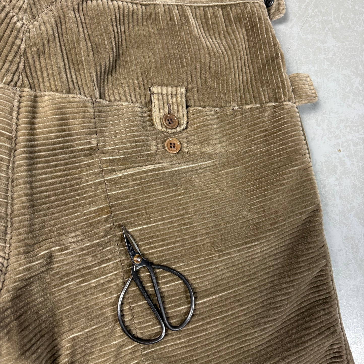 Prada Baggy Corduroy Snap Waist Pants (30-36W)