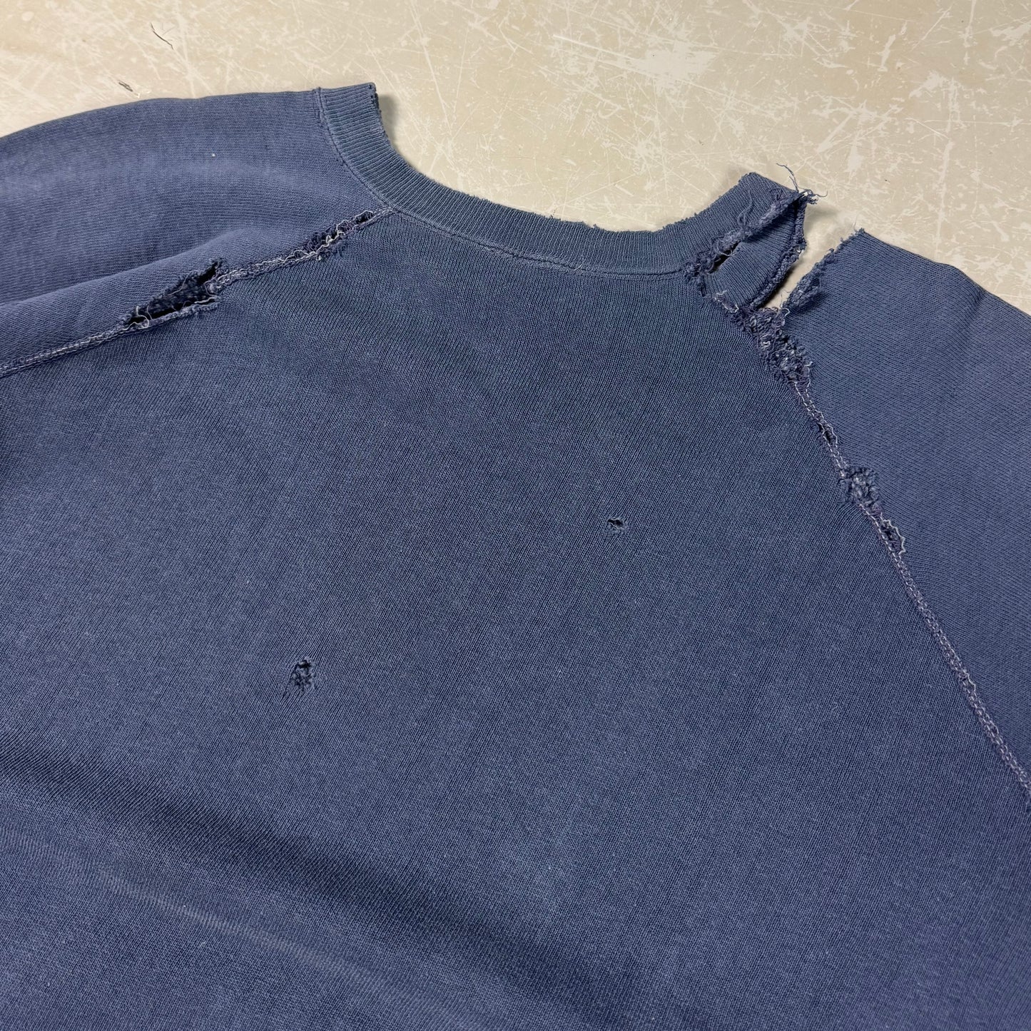 50s/60s Distressed City College Boxy Sweatshirt