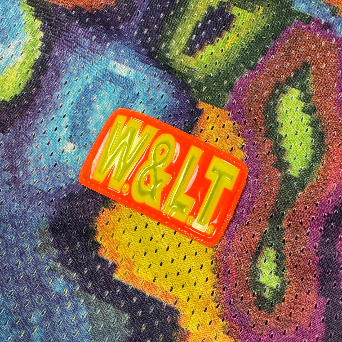 90s Walter Van Beirendonck "Rainbow Thermal" Jersey T-shirt