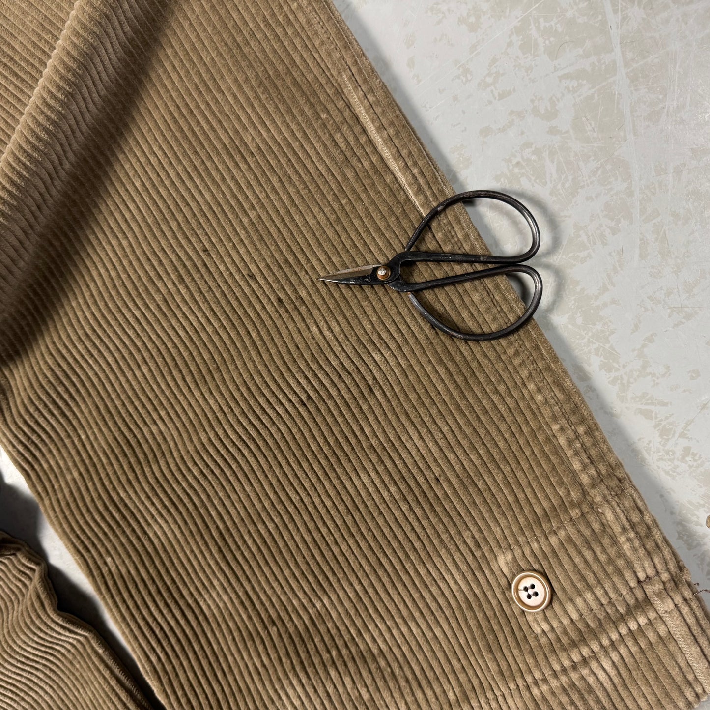 Prada Baggy Corduroy Snap Waist Pants (30-36W)