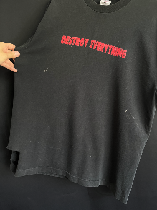90s “Destroy Everything” SF Skateboards Thrashed Tee