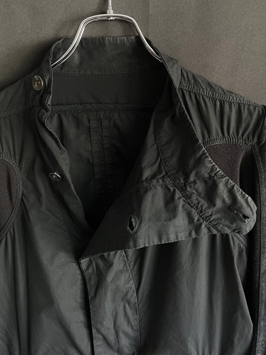 Rick Owens DRKSHDW Lamb Leather Hybrid Jacket (M)