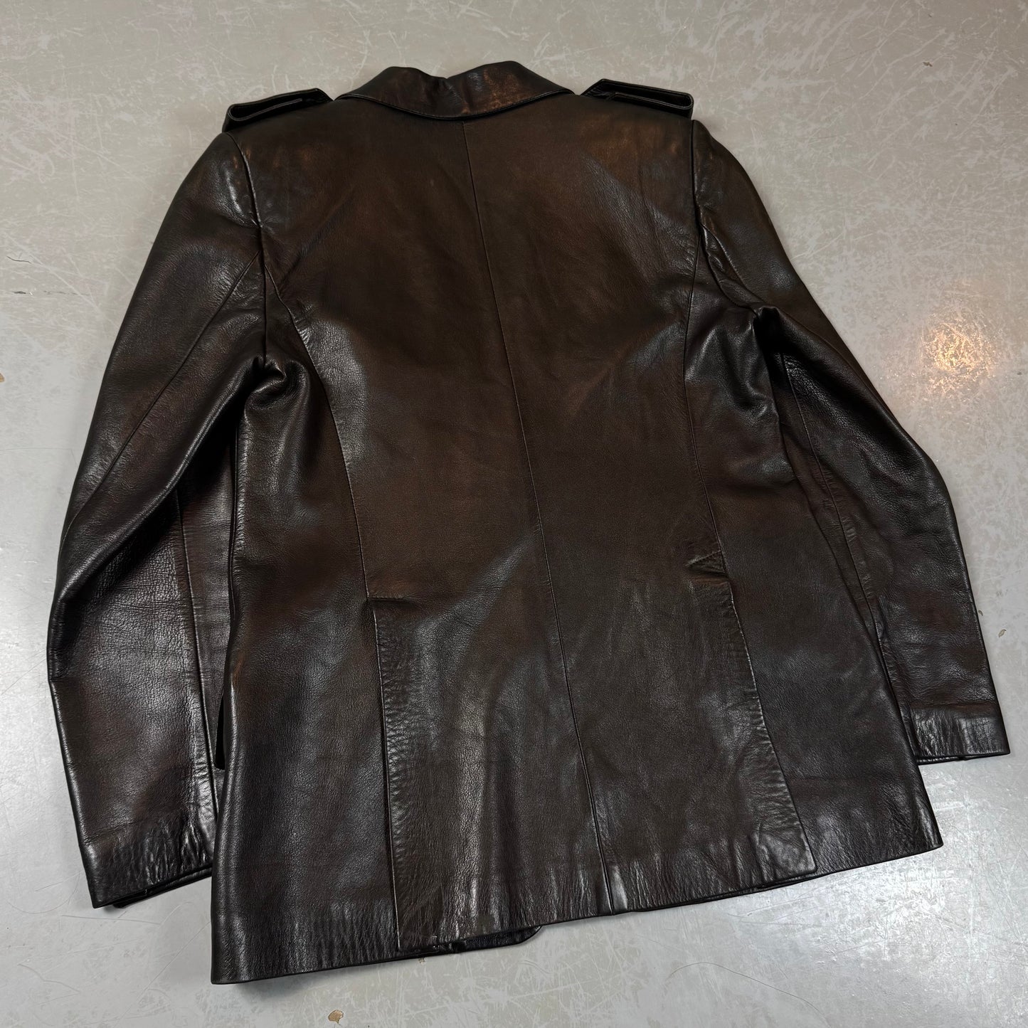 Gucci Tom Ford Era Soft Leather Blazer