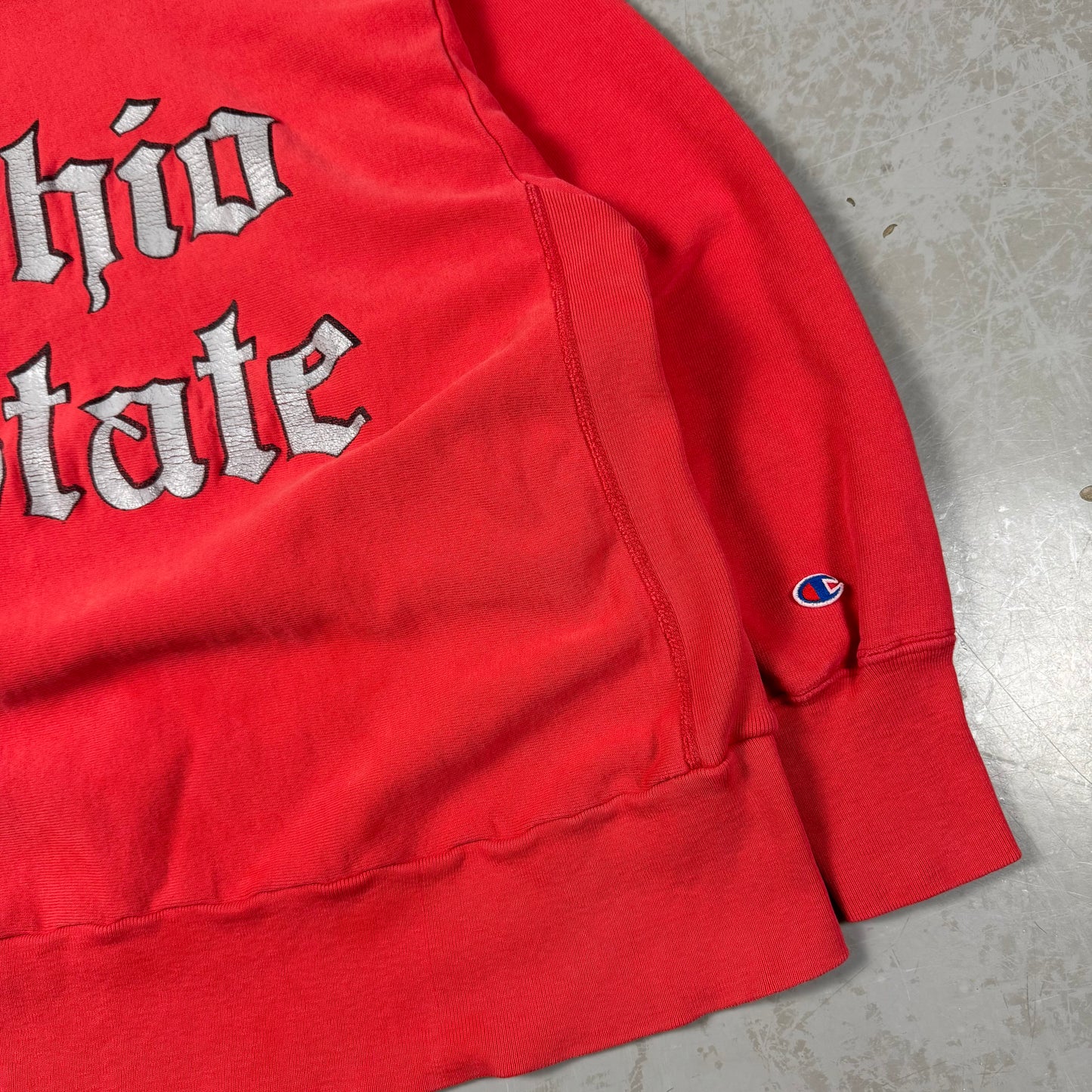 80s Ohio State Olde English Font Crewneck