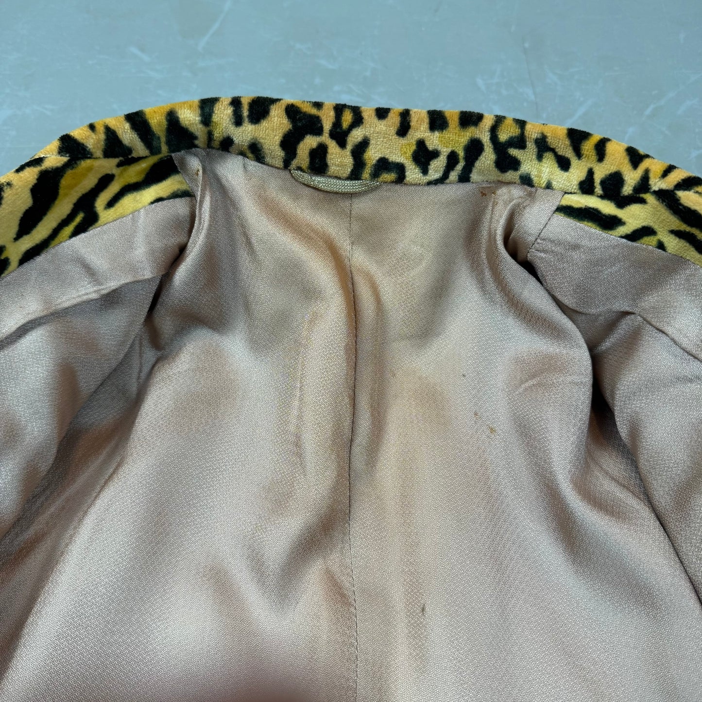 60s Leopard Print Blazer