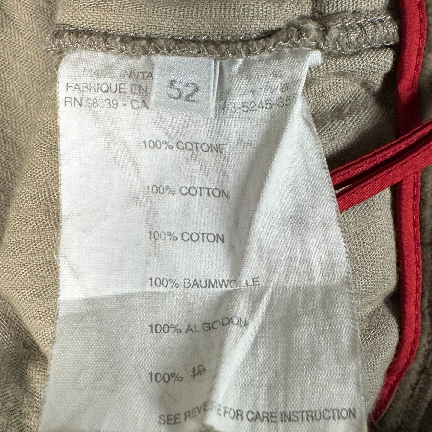 Prada Baggy Corduroy Snap Waist Pants (30-36W)