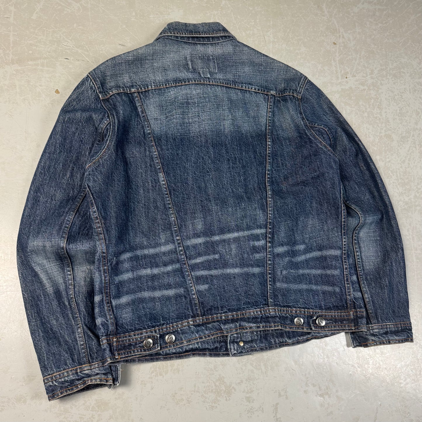 90s Walter Van Beirendonck Lightning Stitch 4 Pocket Denim Jacket