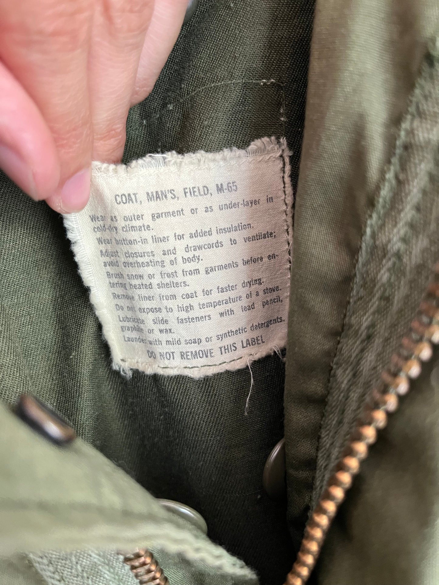 70s/80s Peace & Smiley Patch M65 Fatigue Jacket