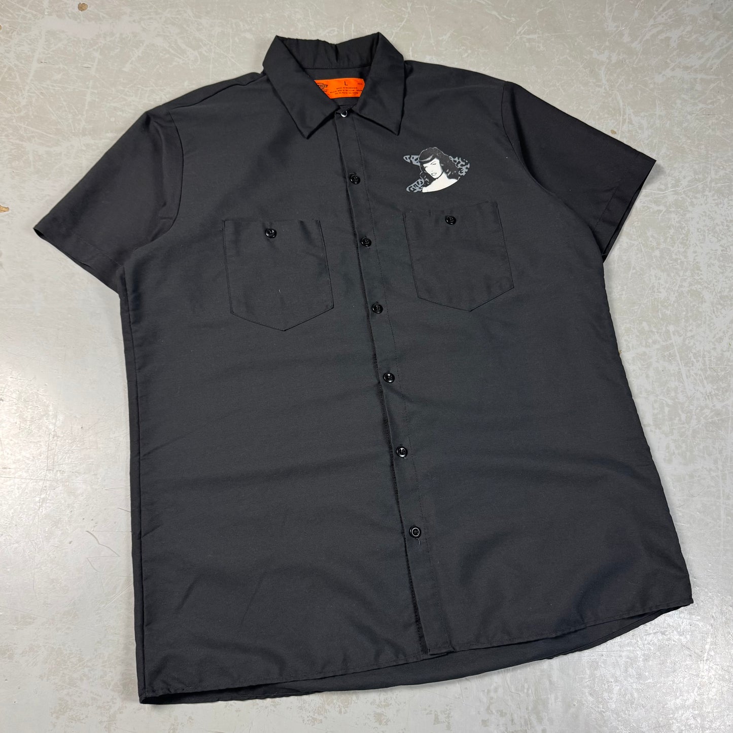 1998 Betty Page Dickies Shirt