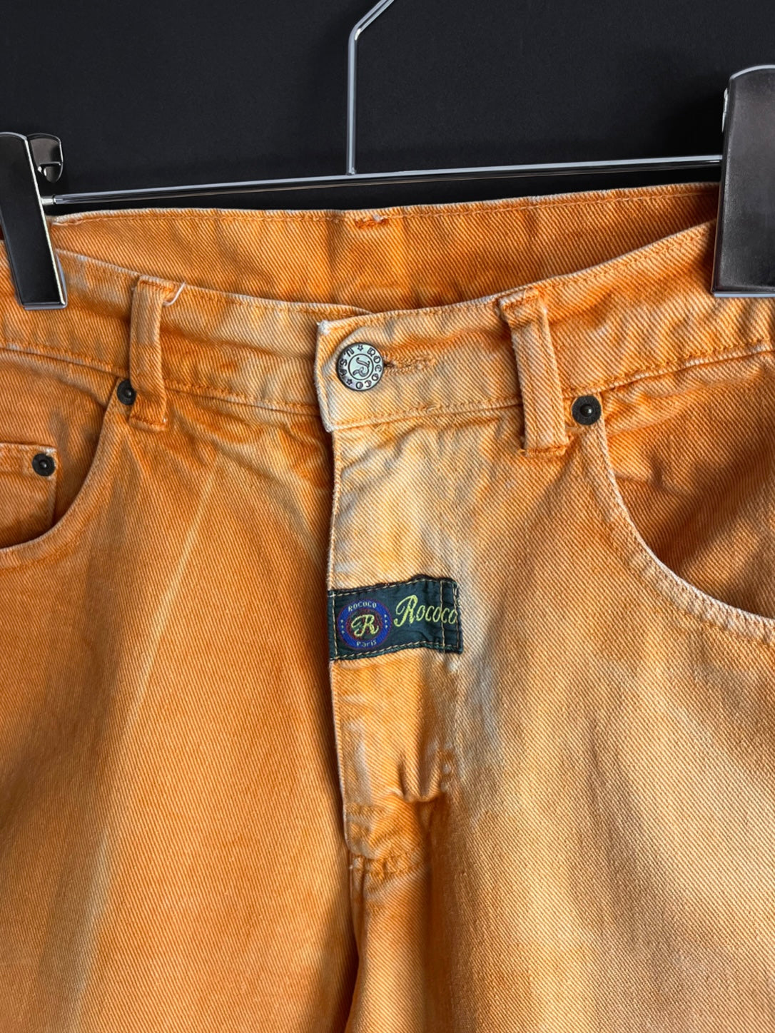 80s Faded Mandarin Cutoff Jorts