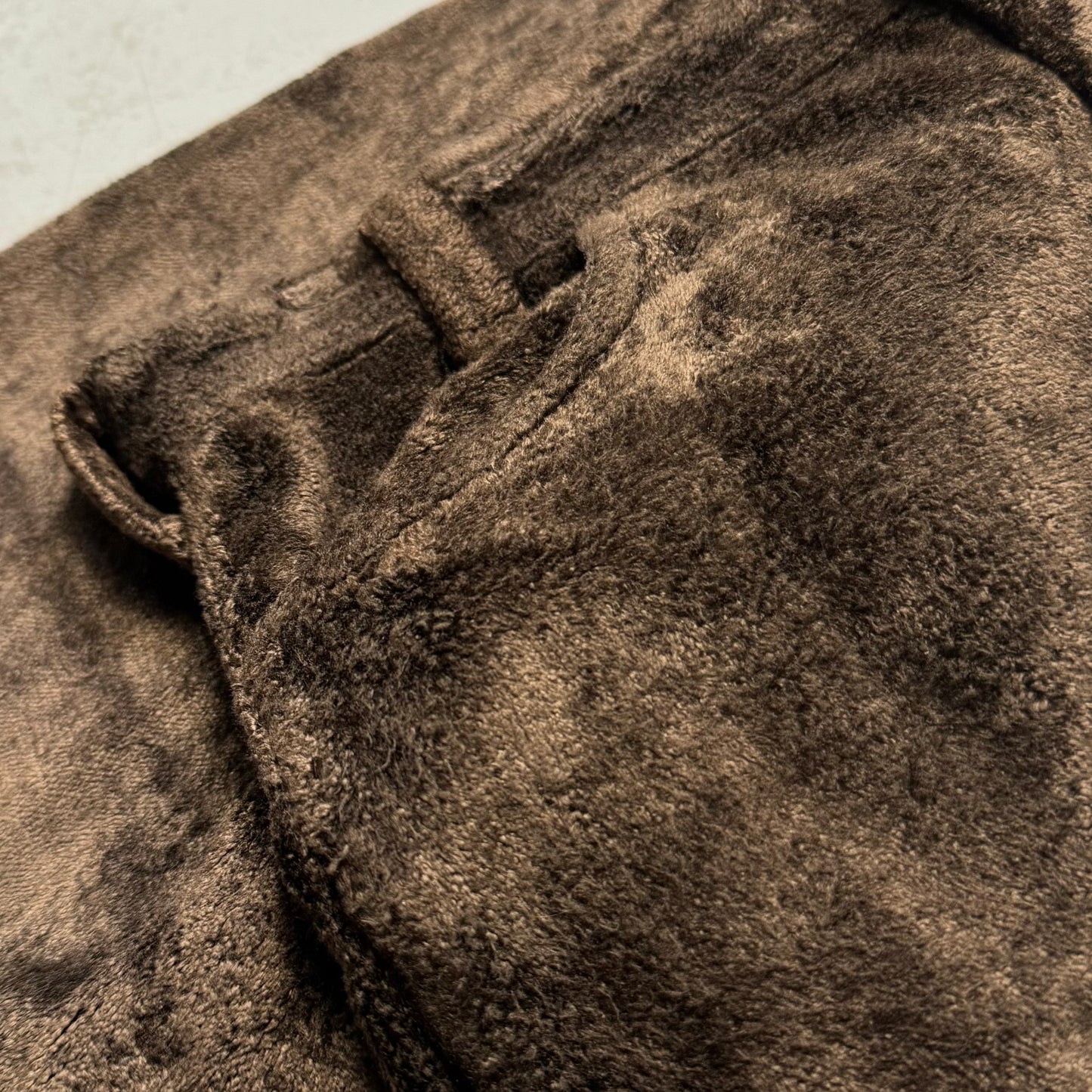 70s ‘Teddy Bear’ Fuzzy Handmade Flares (30W) image 6