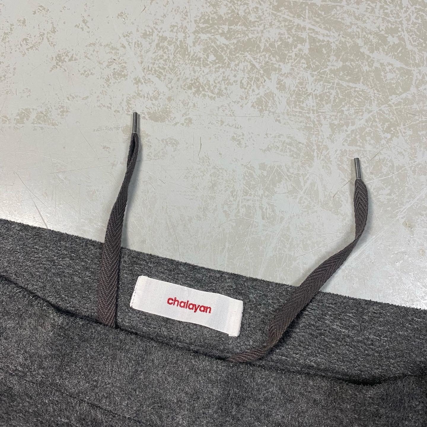 Hussein Chalayan Curved Seam, Reverse Pocket Fleece Shorts image 5