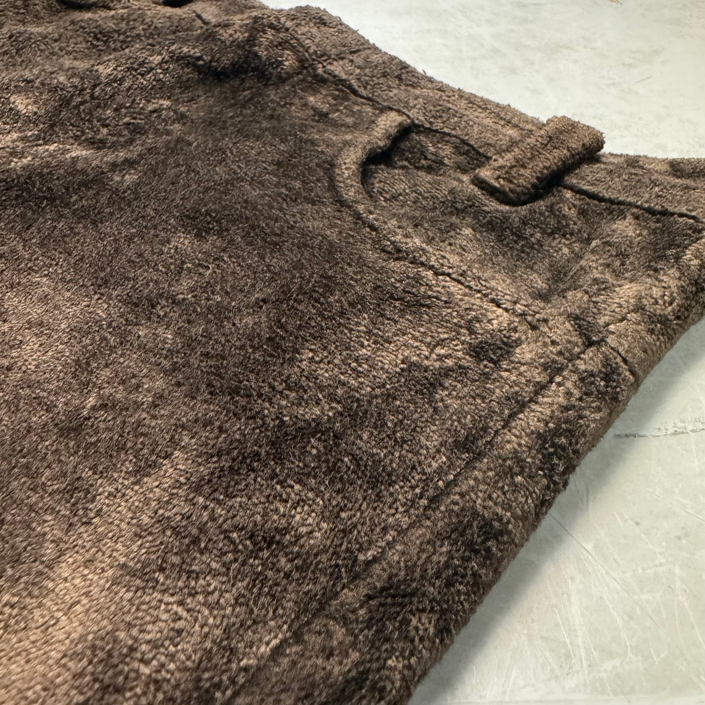70s ‘Teddy Bear’ Fuzzy Handmade Flares (30W) image 5