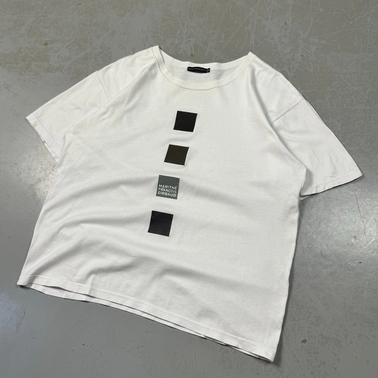 90s Girbaud Boxy Gradient Square Tee (S/M) image 0