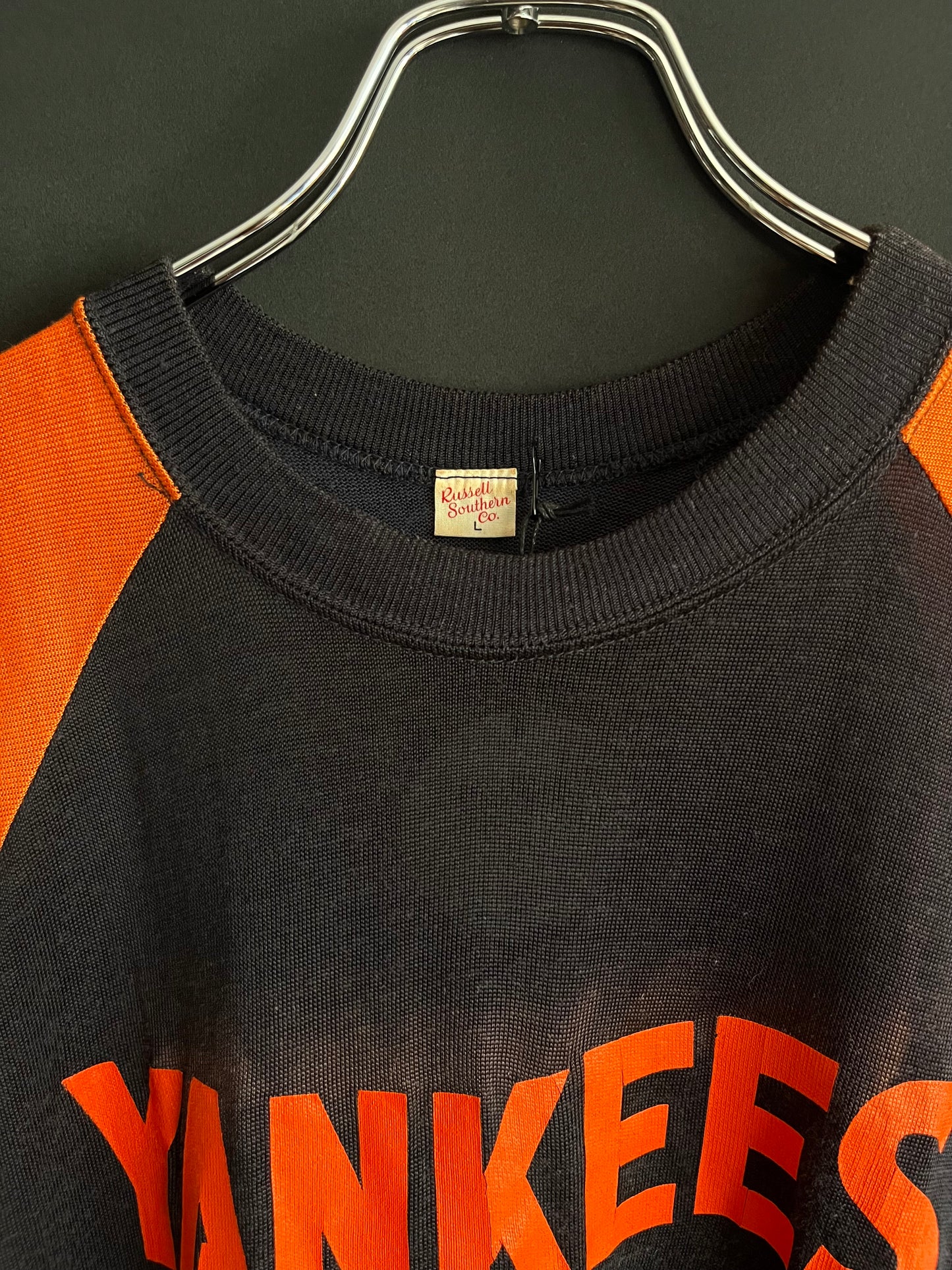 50s Russell Southern “Yankees” Two-Tone Durene Jersey Tee