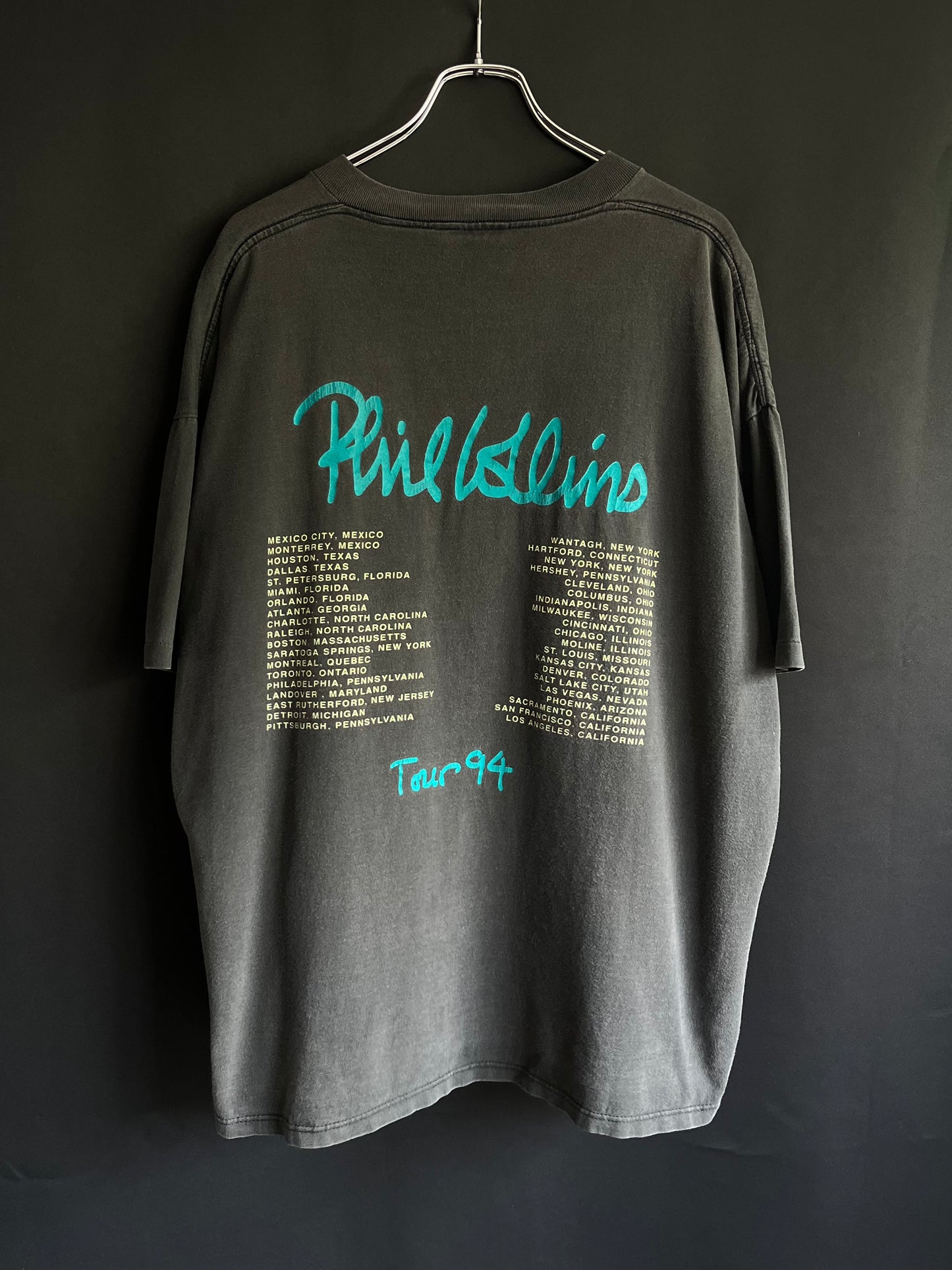 1994 Phil Collins Brockhum Tour Face Tee