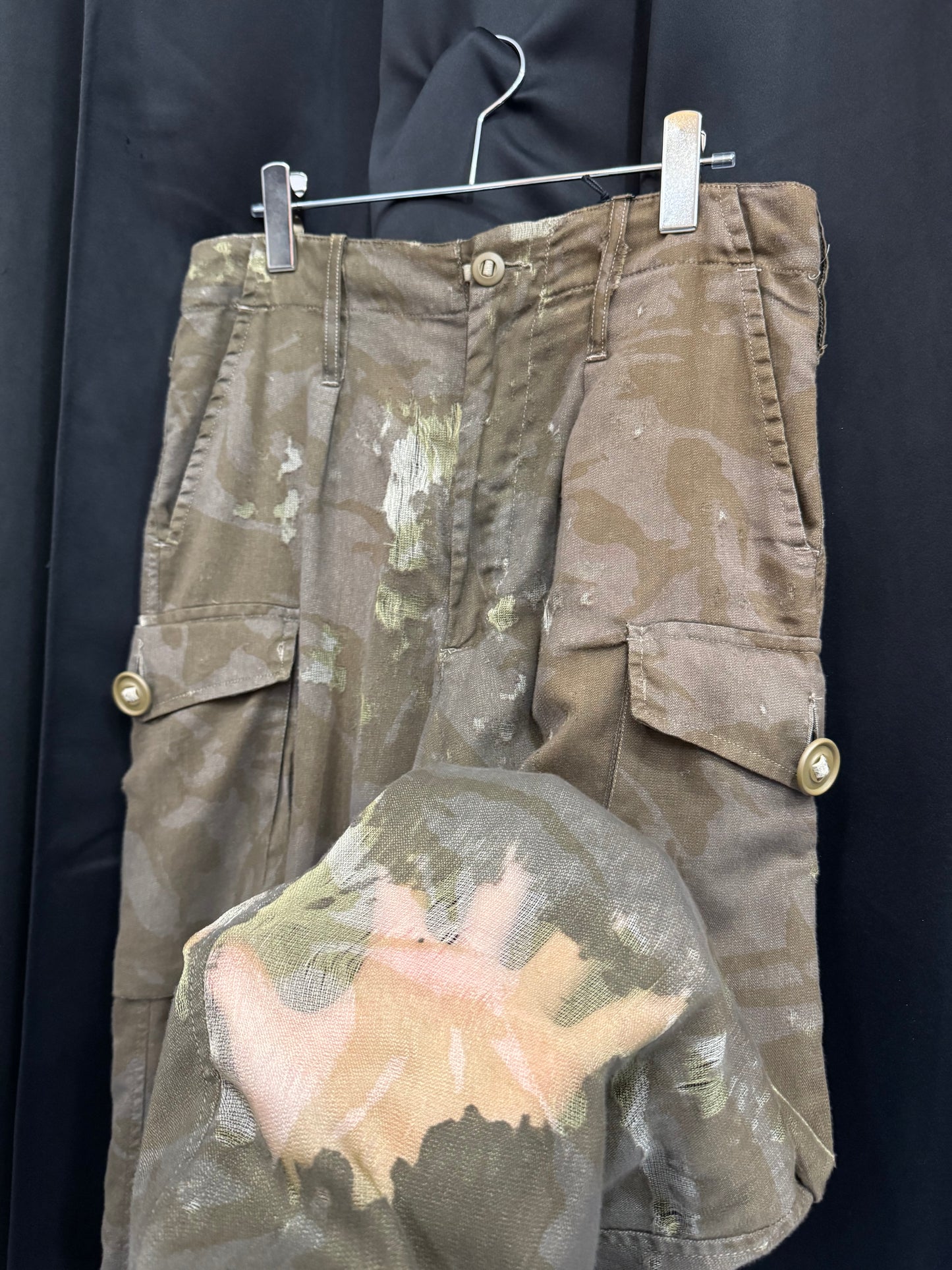 80s/90s Sheer UK Tropical Desert Camo Cargos (29-32W)