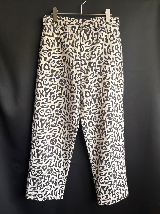 60/70s South Korean Winter Camo Fatigue Pants (29W)