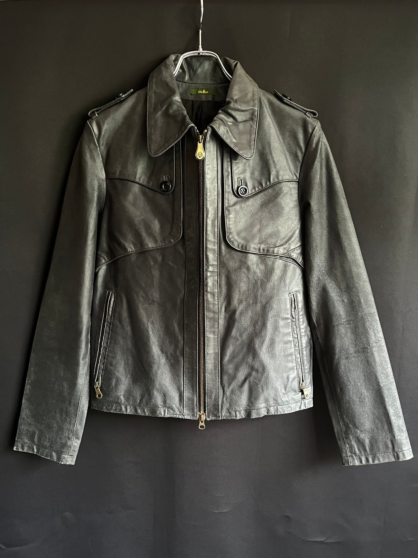 Obelisk JP Gill Paneled Leather Jacket