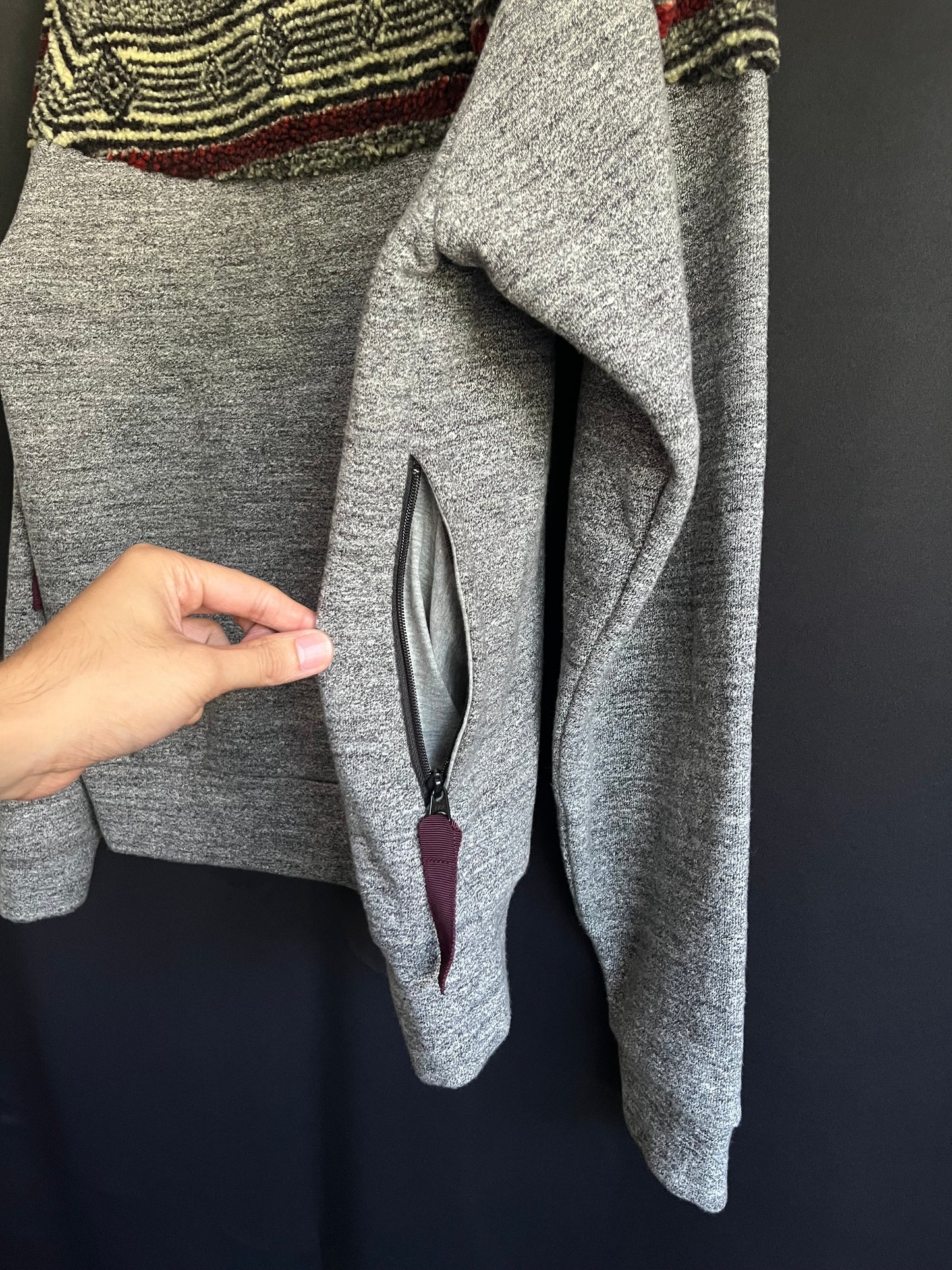 Kapital Bird’s Eye “Fleece Top” Crewneck