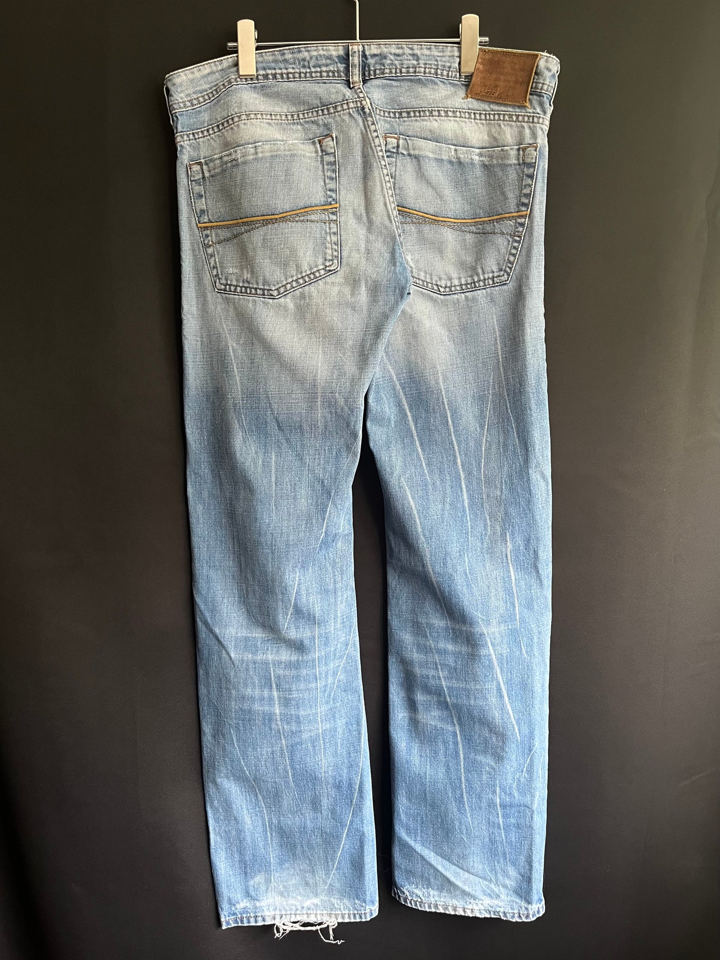 Y2K Distressed Light Wash Denim