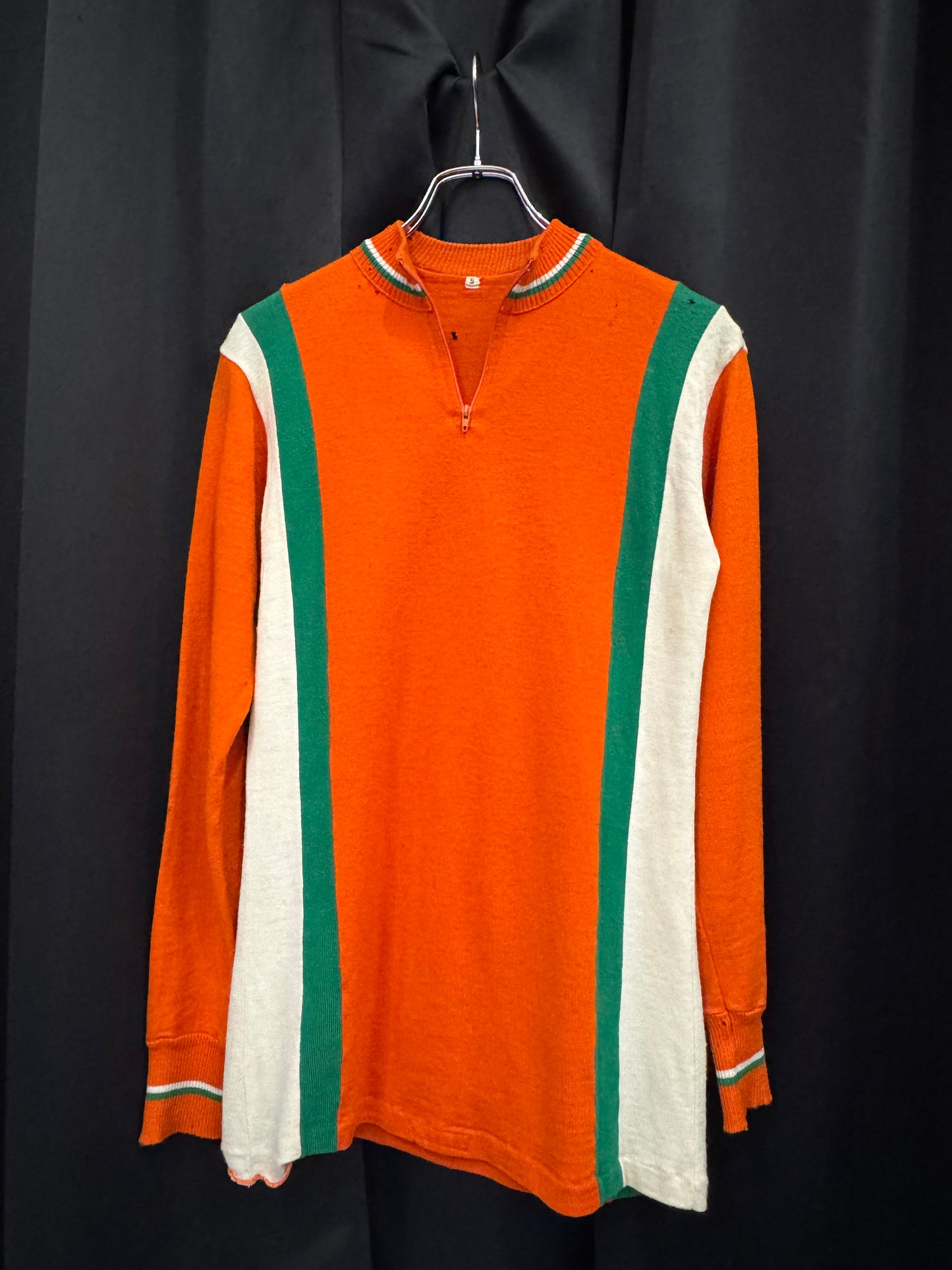 60s/70s Italian Tri-Tone Cycling Cargo Shirt (M/L)