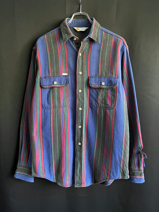 90s Carhartt Cotton Flannel Striped Shirt