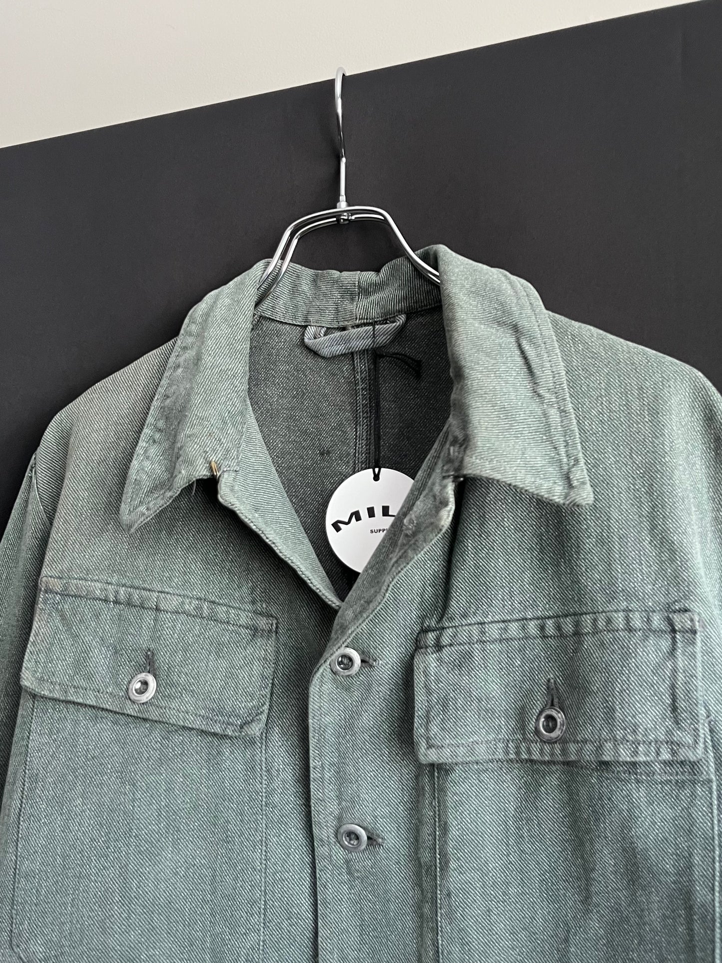 50s/60s Swiss Salt & Pepper Work Shirt