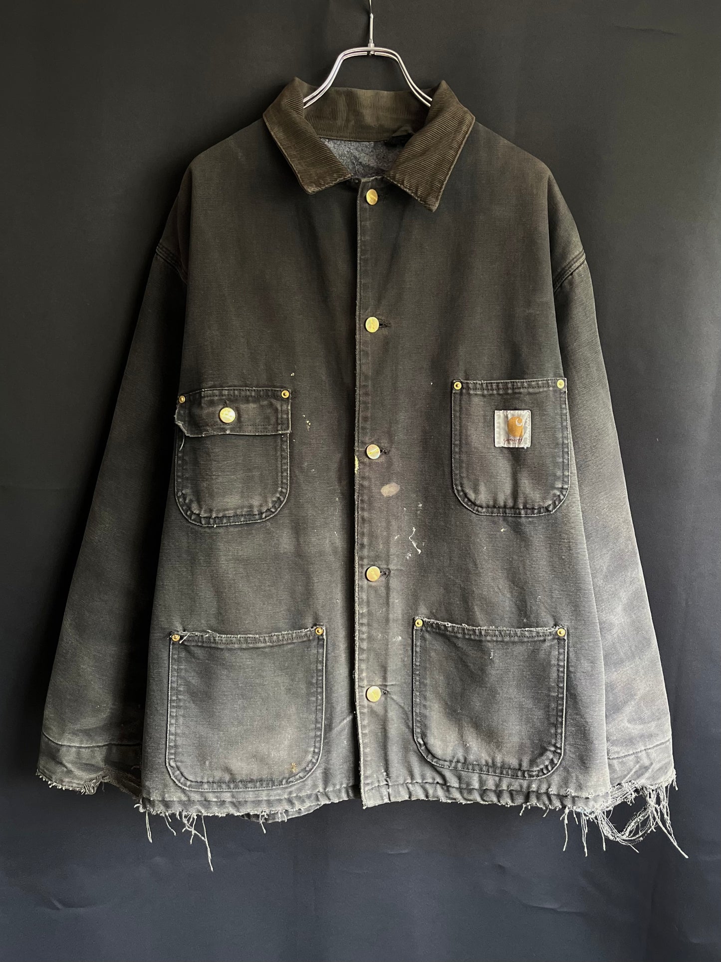 VTG Carhart Faded Blanket Lined Chore Jacket