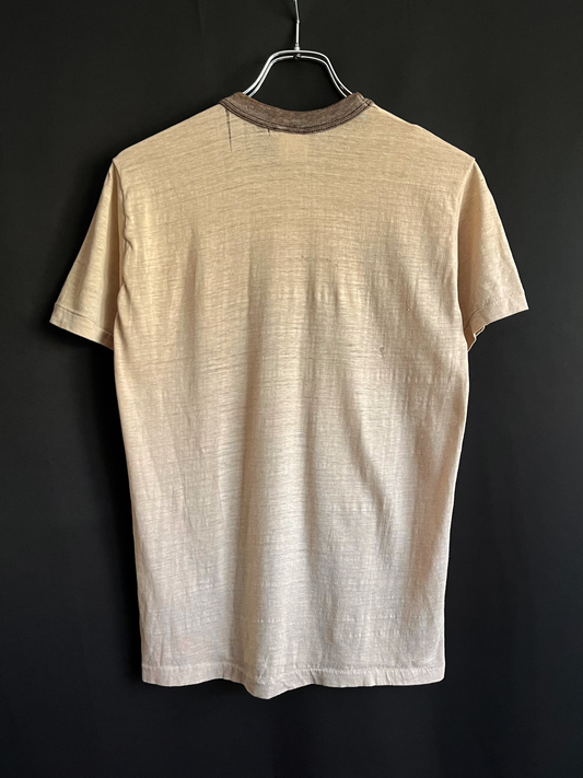 80s “Foggy Mountain” Tonal Brown Motocross Ringer