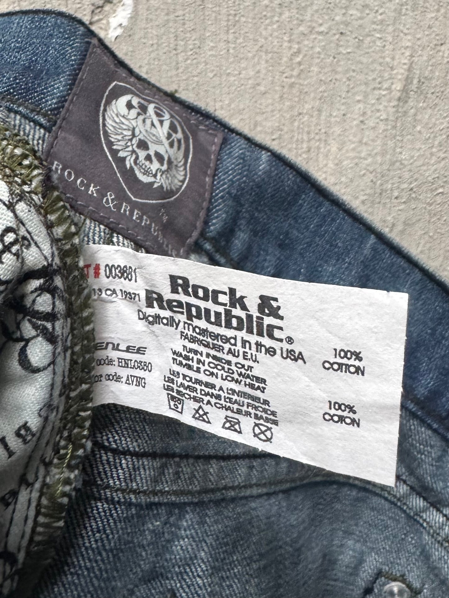 Rock Revival Clawmark Faded Boot Cut Flared Denim (31W)