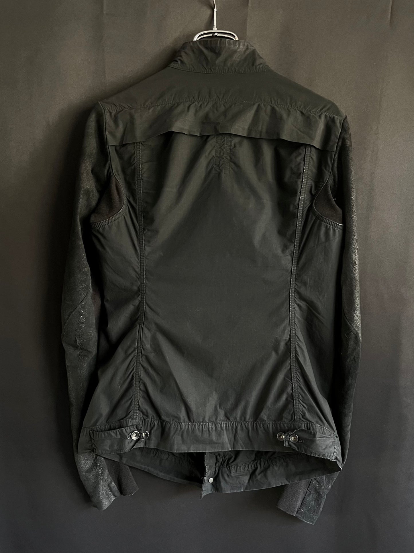 Rick Owens DRKSHDW Lamb Leather Hybrid Jacket (M)