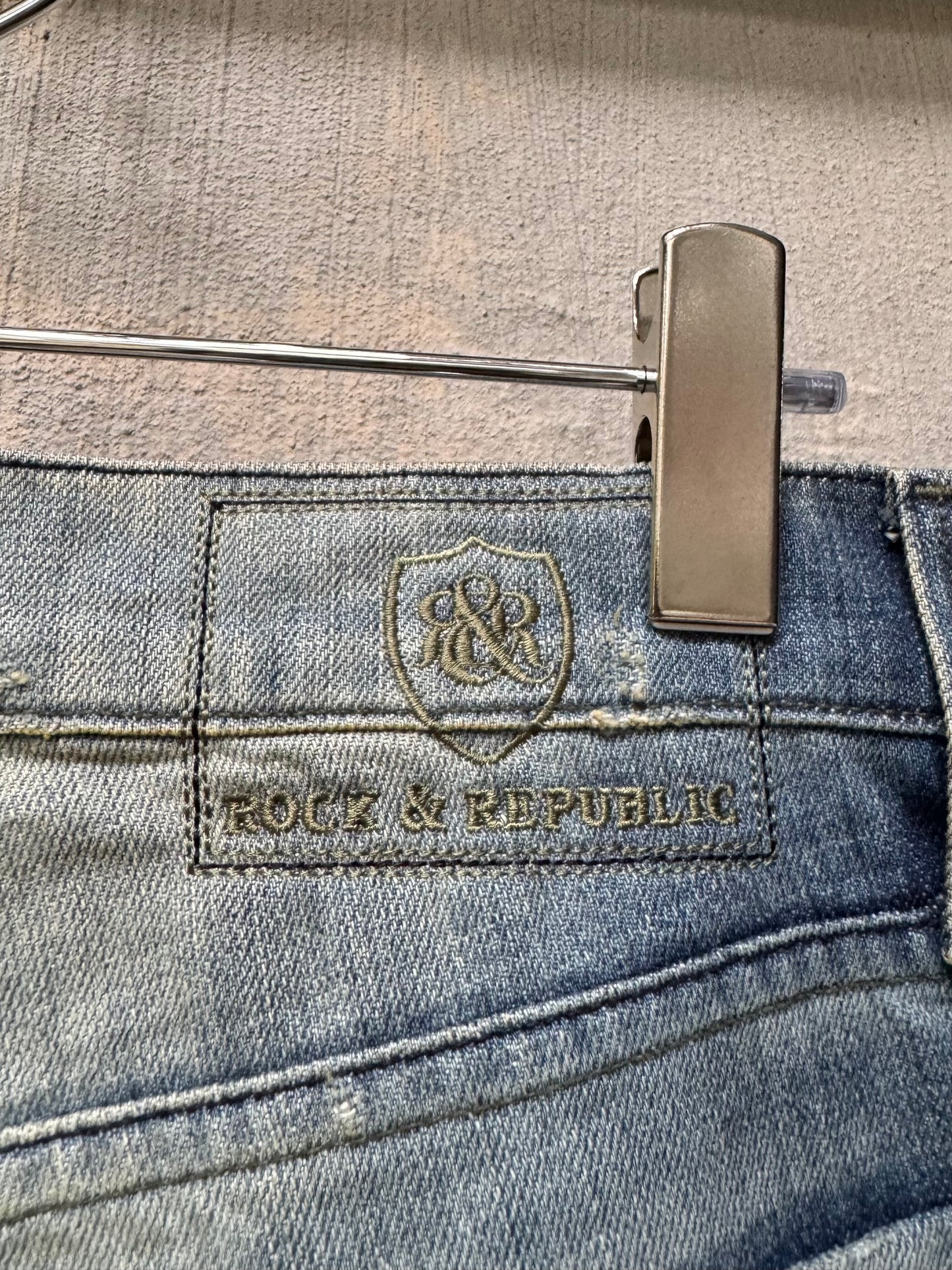 Rock Revival Clawmark Faded Boot Cut Flared Denim (31W)